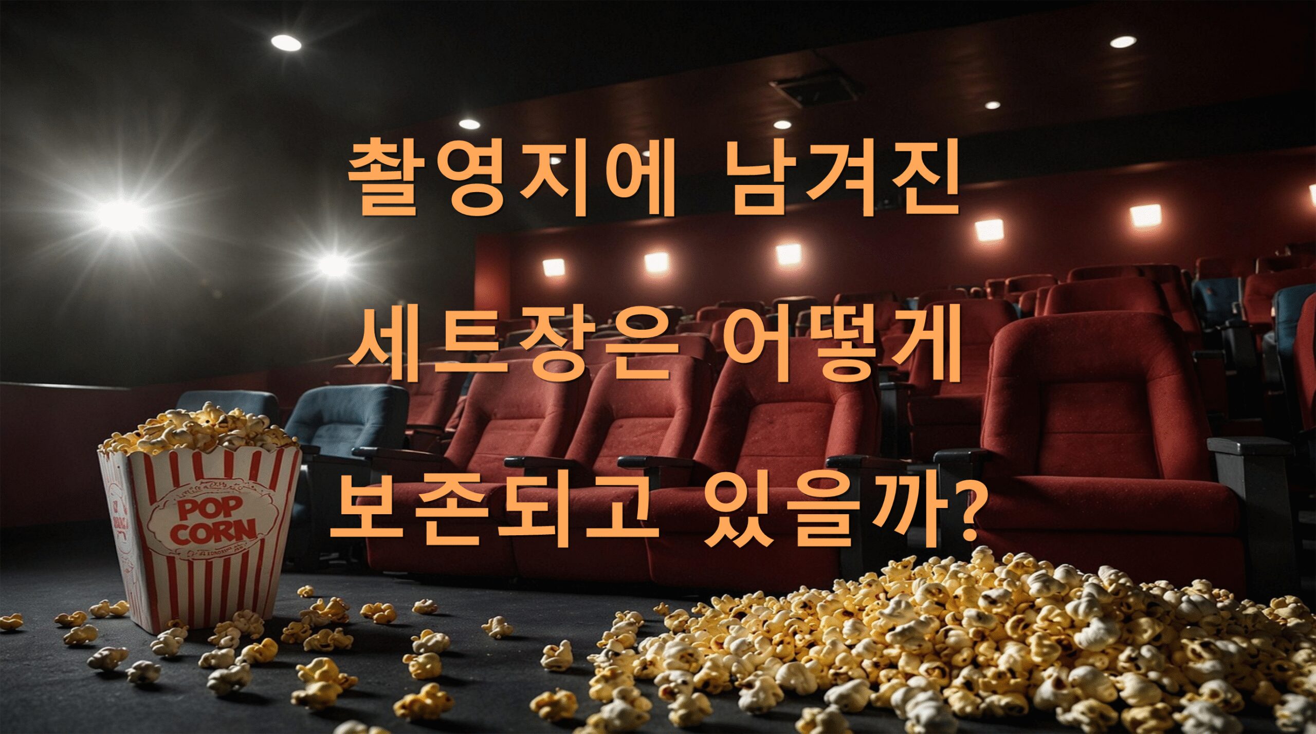 촬영지에 남겨진 세트장은 어떻게 보존되고 있을까?